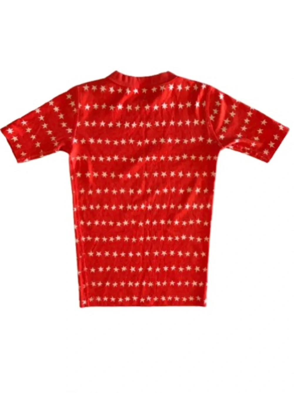 Hanna Andersson Boys Orange & White Star Pajama Set Size 12 Organic Cotton